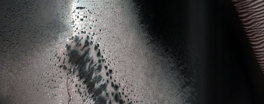 Monitor Defrosting Dune Gullies in West Matara Crater