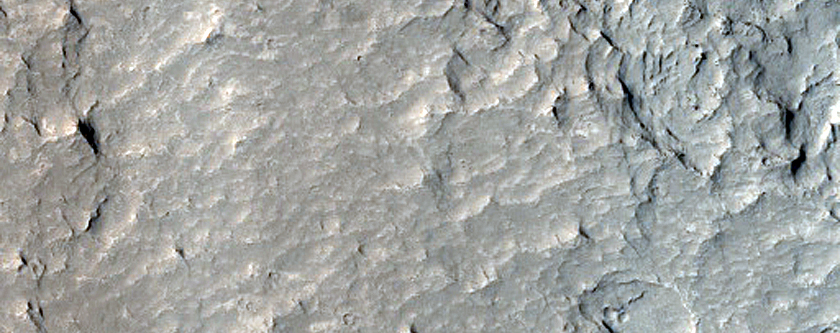 Layers in Medusae Fossae Formation in Aeolis Mensae