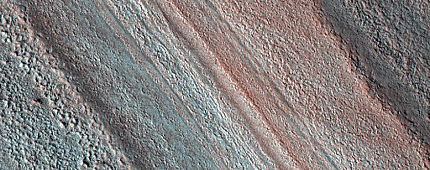 Exposure of North Polar Layered Deposits