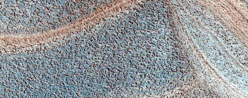 Exposure of North Polar Layered Deposits