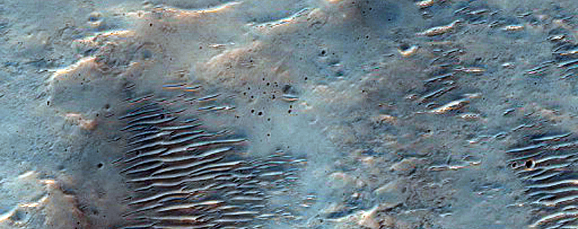 Terrain Sample in Tyrrhena Terra