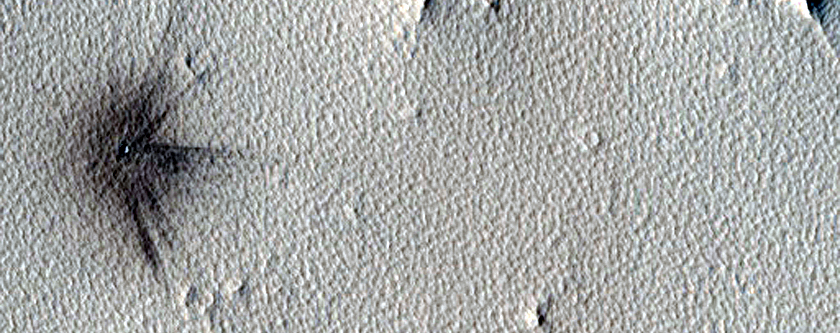 Candidate Recent Impact Site