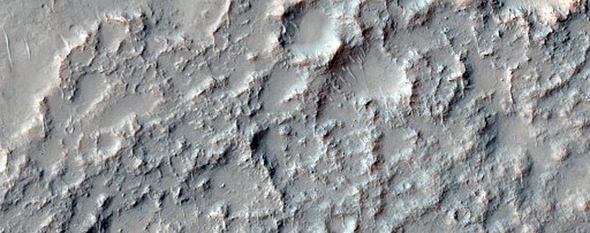 Inverted Channel in Noachis Terra