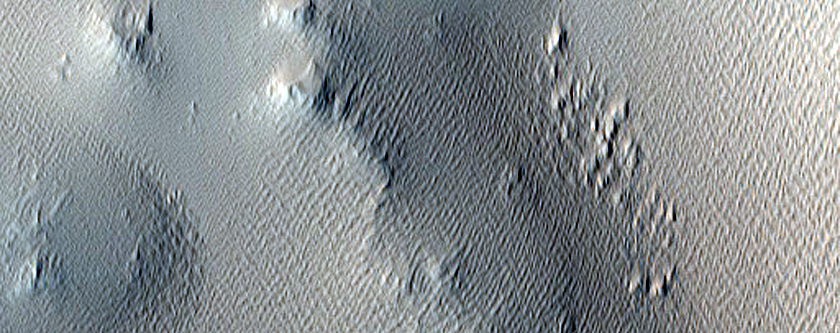 Terrain Sample in Pavonis Sulci
