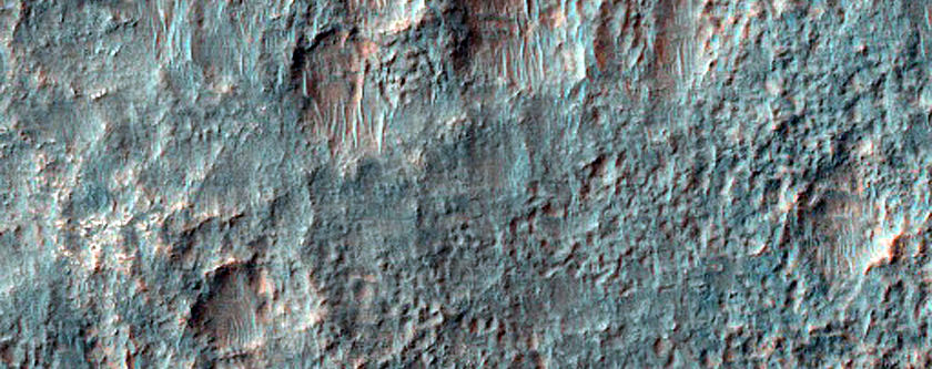 Possible Olivine-Bearing Materials in Eridania Region Basin