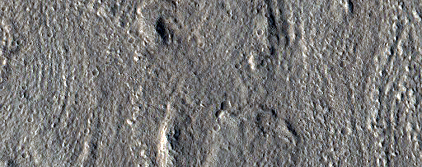 Gullies and Glacier in Baphyras Catena