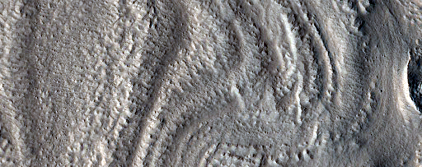 Fretted Terrain Valley Head in Coloe Fossae