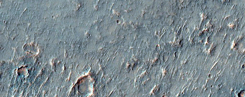 Terrain Sample in Thaumasia Planum