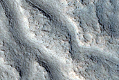 Channel Network West of Moreux Crater