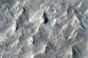 Degraded Crater Floor in Libya Montes