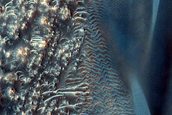 Landform and Dunes in Arabia Terra