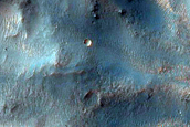 Hillslope Morphologies near Holden Crater