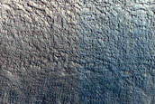 North Pole Facing Deposit in Crater