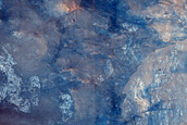 Diverse Materials in Western Jezero Crater Rim