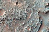 Inverted Channel Noachis Terra