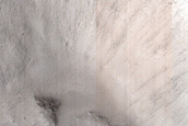 North Pole Facing Deposit in Crater