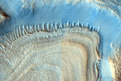 Layered Deposits in Depressions in Protonilus Mensae