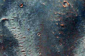 Channels Going into Depression North of Hellas Planitia