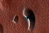 Furrows and Dunes in Hyperborei Cavi