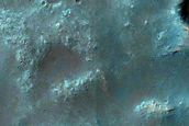 Channel and Ridge East of Huygens Crater