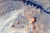 Concentric Infill in Meridiani Planum Crater
