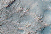 Depression North of Hadriaca Patera