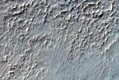 Possible Mafic Spectral Signature on Terra Sirenum Crater Floor
