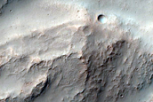 Gullies in Crater East of Hellas Planitia