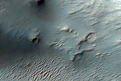 Channel near Huygens Crater