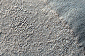 Ridge over Hill in Hellas Planitia