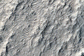 Terrain East of Du Martheray Crater