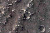 Terrain East of Hecates Tholus