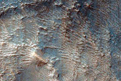 Layers on Crater Floor in Eastern Hellas Planitia