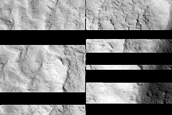 North-Pole-Facing Deposit in Crater