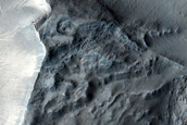Ridges near Nilosyrtis Mensae