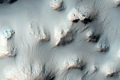 Western Floor of Crater Disrupted by Sirenum Fossae