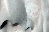 Dune Field at Herschel Crater