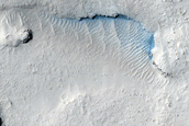 Lava Margin in Elysium Planitia