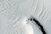 Depressions in Floor of Crater