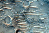 Phyllosilicates Exposed by Impact Crater in Tyrrhena Terra