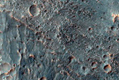 Ridges within Crater Ejecta