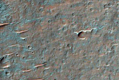 Valley Northeast of Hellas Planitia