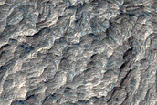 Crater on Floor of Schiaparelli Crater