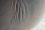 Terrain Sample in Sinai Planum in CRISM Image T0786-D2300-1