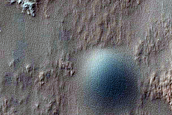 Possible Olivine-Rich Terrain near Dechu Crater