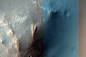 Hillslope Morphologies near Murray Crater