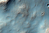 Terrain East of Dejnev Crater