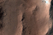 Recent Impact Site in Sacra Sulci