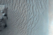 Landslide and Channel in Coprates Chasma