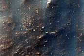 Channel in Claritas Fossae
